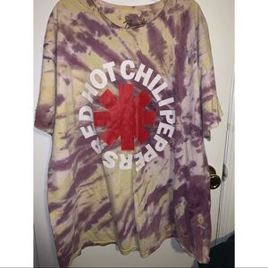 Tie Dye Red Hot Chili Peppers Shirt